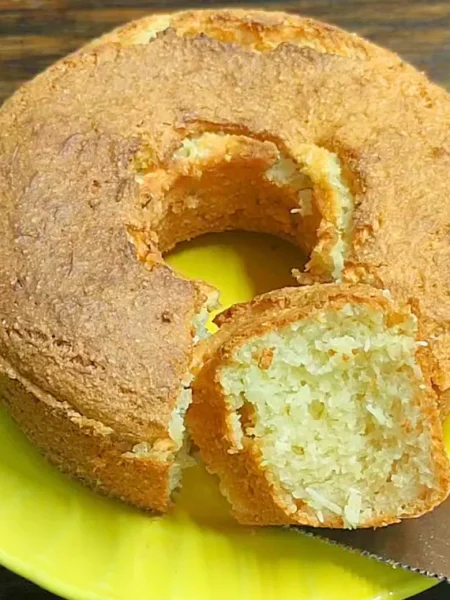 Bolo de Tapioca Granulada
