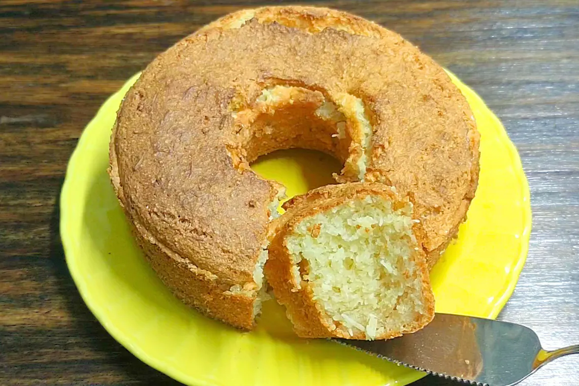 Bolo de Tapioca Granulada