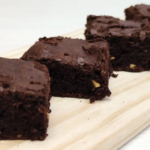 Brownie sem Glúten feito com Polvilho