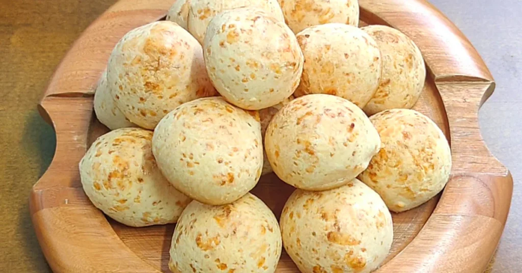 pão de queijo com 3 ingredientes