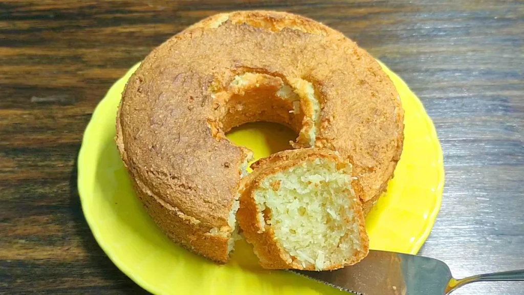 Derivados da Mandioca Bolo feito com Tapioca Granulada