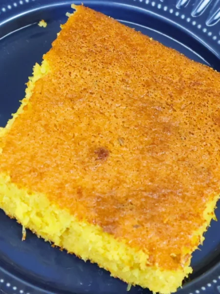 bolo de fubá com milho verde de latinha