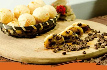 Pão de Queijo com Gostas de Chocolate D